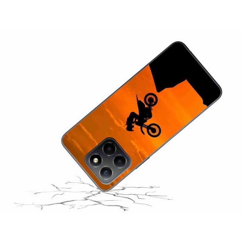 Gelový kryt mmCase na mobil Honor X8 5G/Honor 70 Lite 5G - motocross
