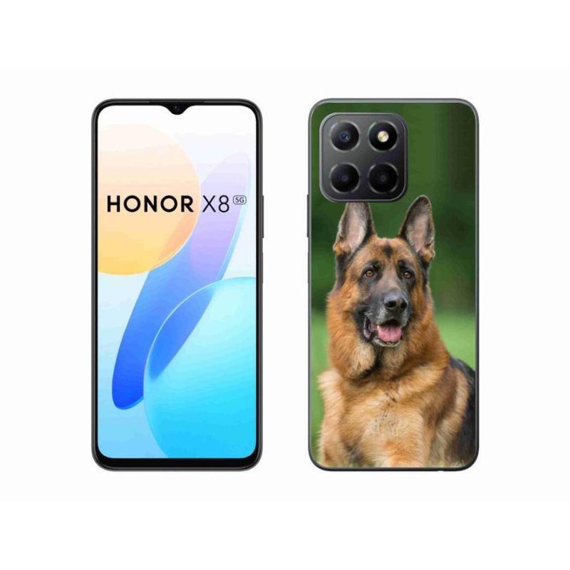 Gelový kryt mmCase na mobil Honor X8 5G/Honor 70 Lite 5G - německý ovčák