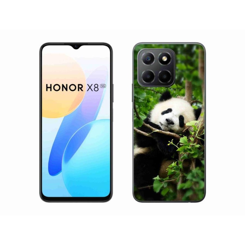 Gelový kryt mmCase na mobil Honor X8 5G/Honor 70 Lite 5G - panda