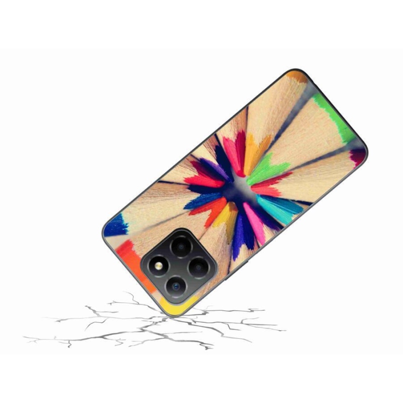 Gelový kryt mmCase na mobil Honor X8 5G/Honor 70 Lite 5G - pastelky