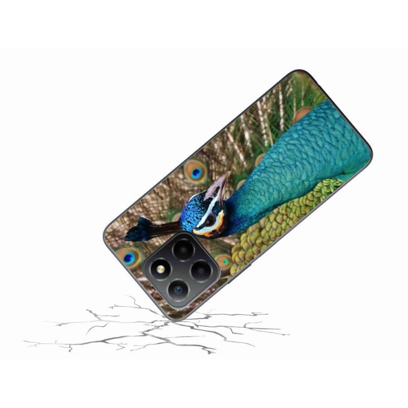 Gelový kryt mmCase na mobil Honor X8 5G/Honor 70 Lite 5G - páv