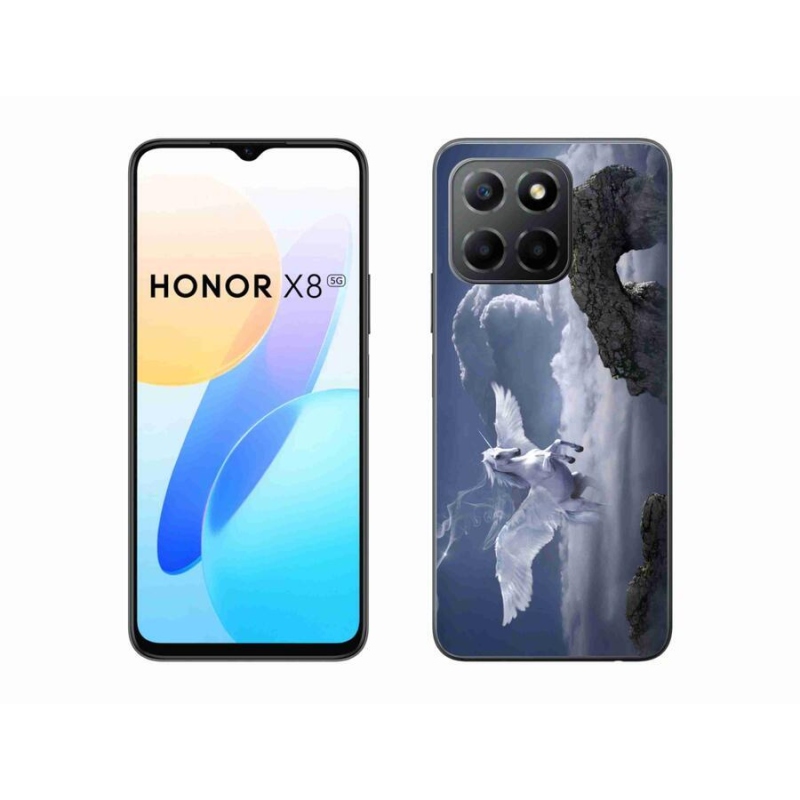 Gelový kryt mmCase na mobil Honor X8 5G/Honor 70 Lite 5G - pegas