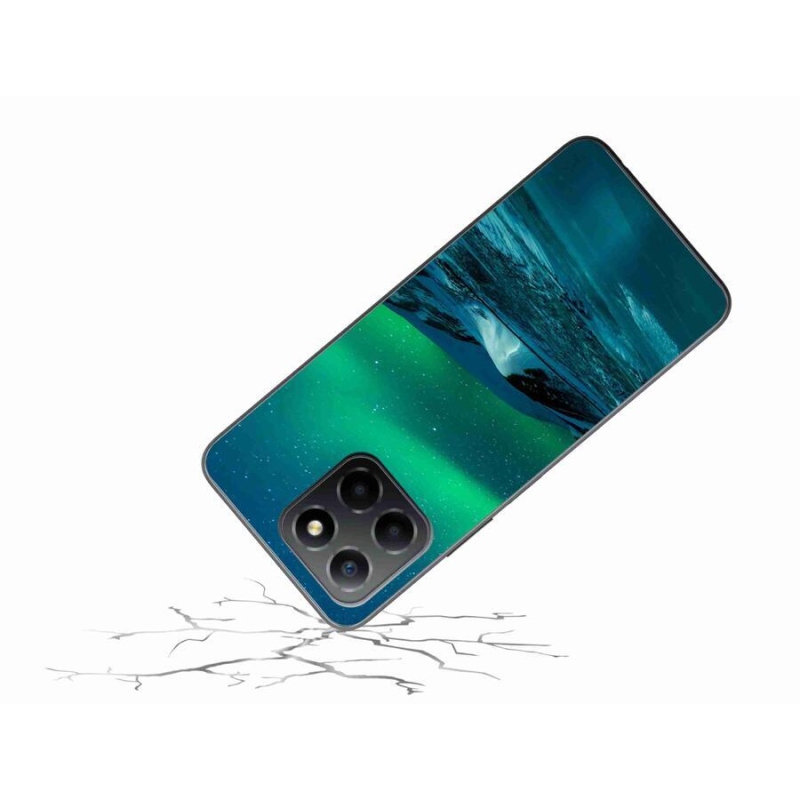 Gelový kryt mmCase na mobil Honor X8 5G/Honor 70 Lite 5G - polární záře