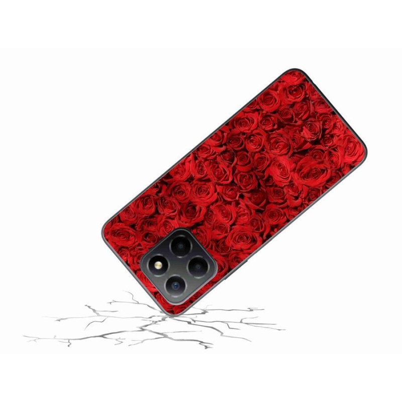 Gelový kryt mmCase na mobil Honor X8 5G/Honor 70 Lite 5G - růže