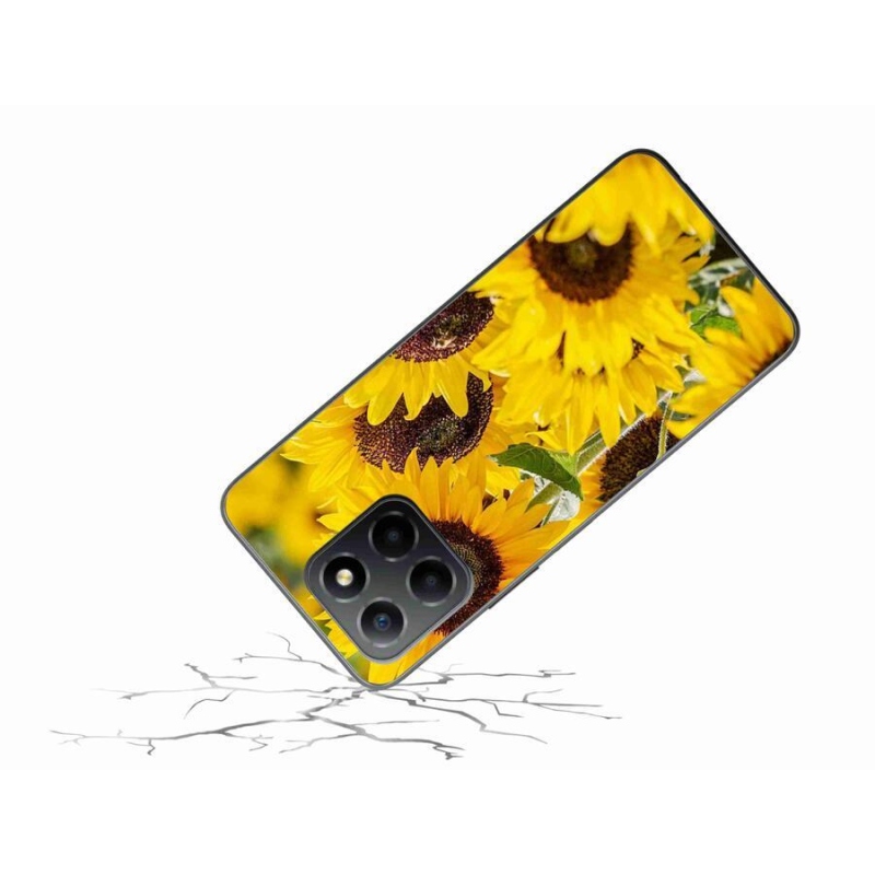 Gelový kryt mmCase na mobil Honor X8 5G/Honor 70 Lite 5G - slunečnice