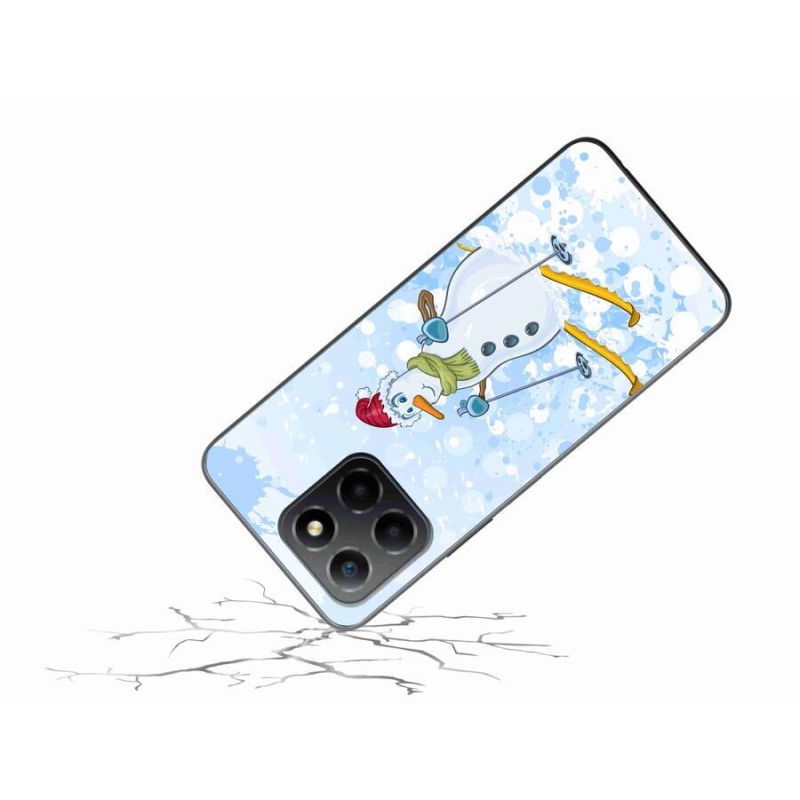 Gelový kryt mmCase na mobil Honor X8 5G/Honor 70 Lite 5G - sněhulák