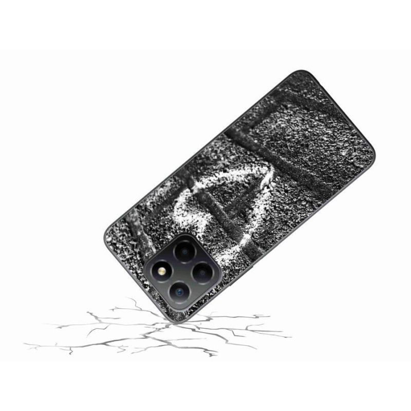Gelový kryt mmCase na mobil Honor X8 5G/Honor 70 Lite 5G - srdce na zdi