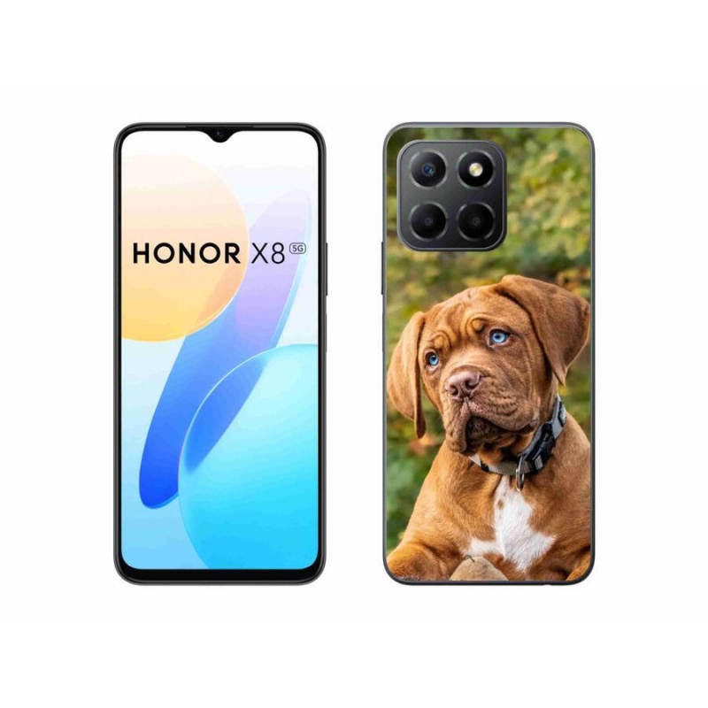 Gelový kryt mmCase na mobil Honor X8 5G/Honor 70 Lite 5G - štěně