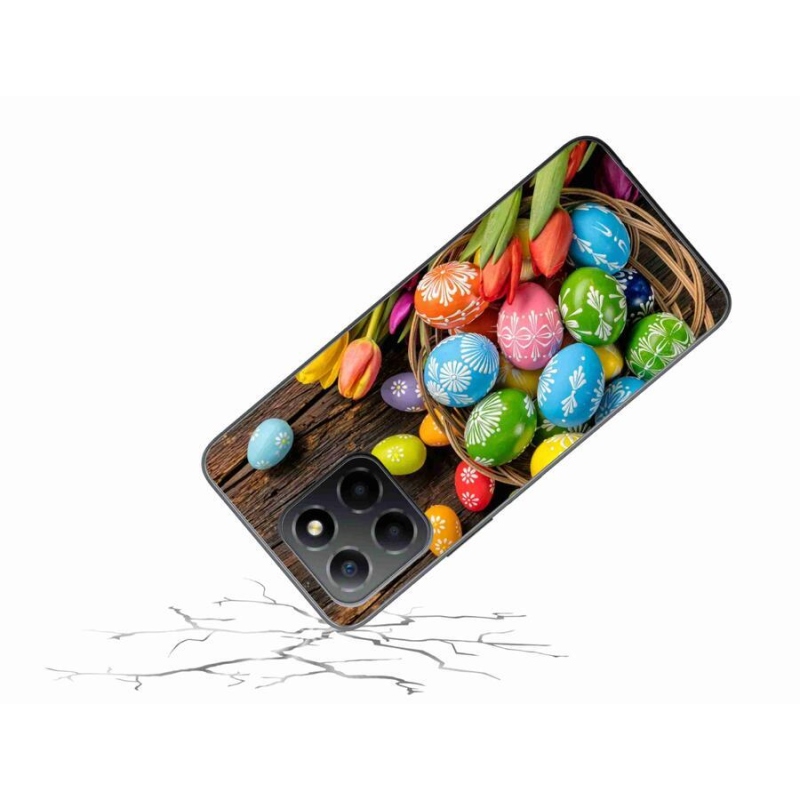 Gelový kryt mmCase na mobil Honor X8 5G/Honor 70 Lite 5G - velikonoční vajíčka