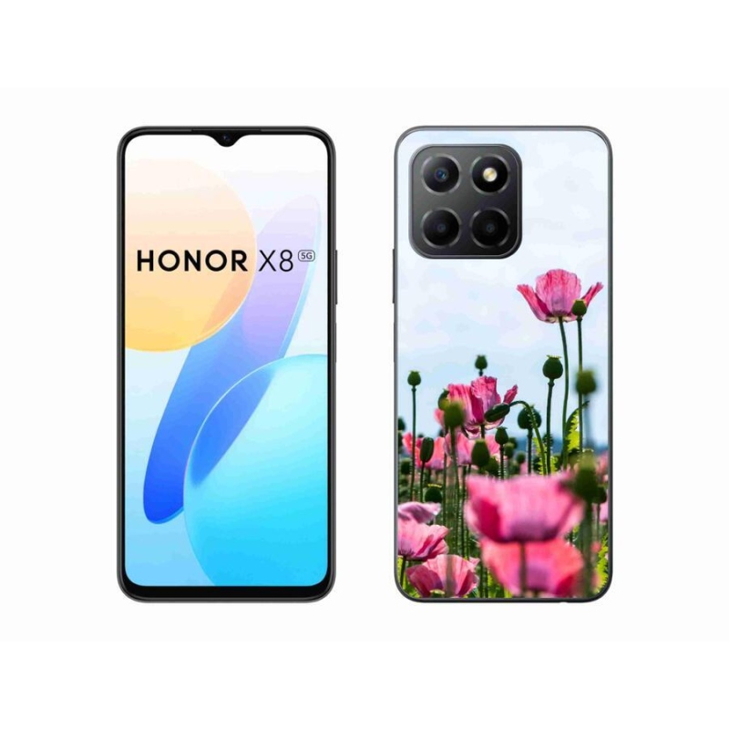 Gelový kryt mmCase na mobil Honor X8 5G/Honor 70 Lite 5G - vlčí mák