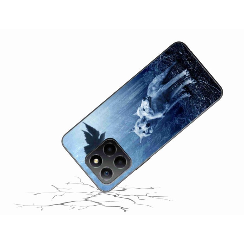 Gelový kryt mmCase na mobil Honor X8 5G/Honor 70 Lite 5G - vlci v lese