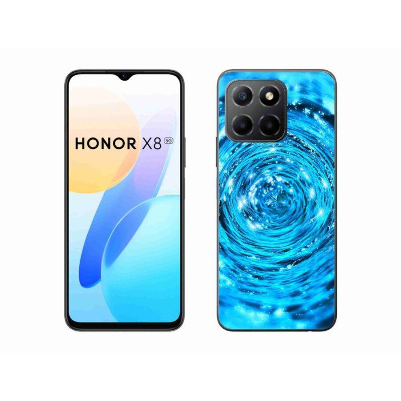 Gelový kryt mmCase na mobil Honor X8 5G/Honor 70 Lite 5G - vodní vír