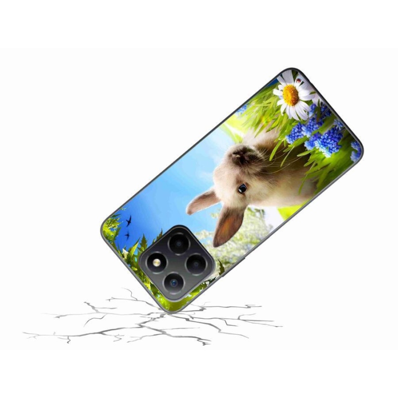 Gelový kryt mmCase na mobil Honor X8 5G/Honor 70 Lite 5G - zajíček