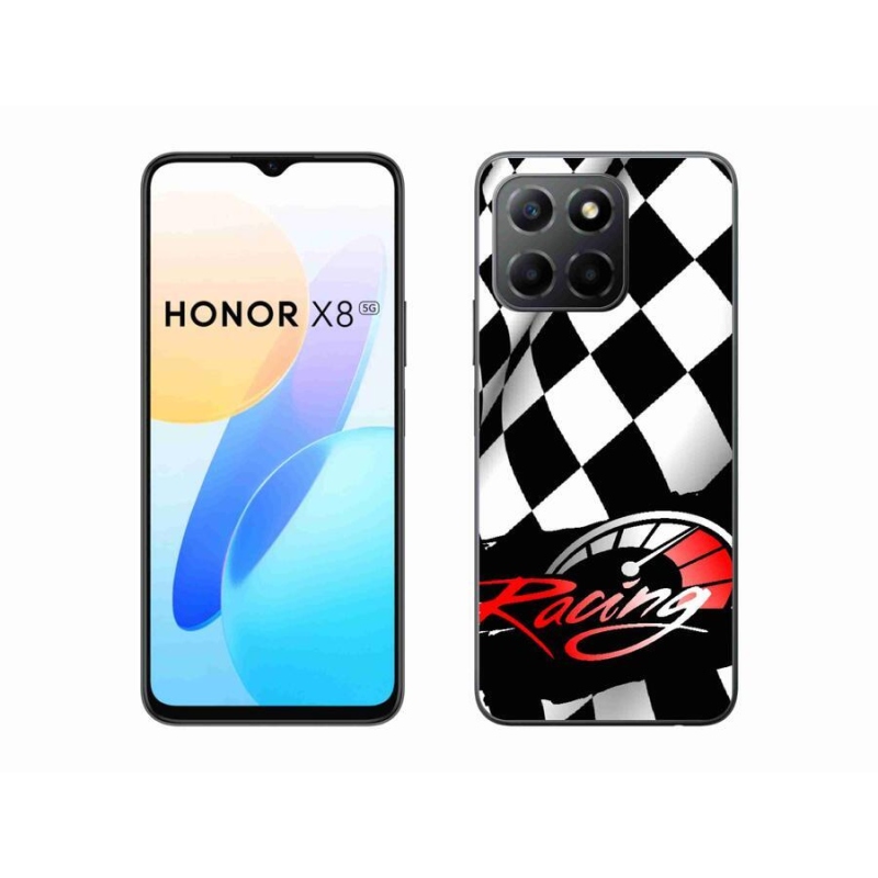 Gelový kryt mmCase na mobil Honor X8 5G/Honor 70 Lite 5G - závodění