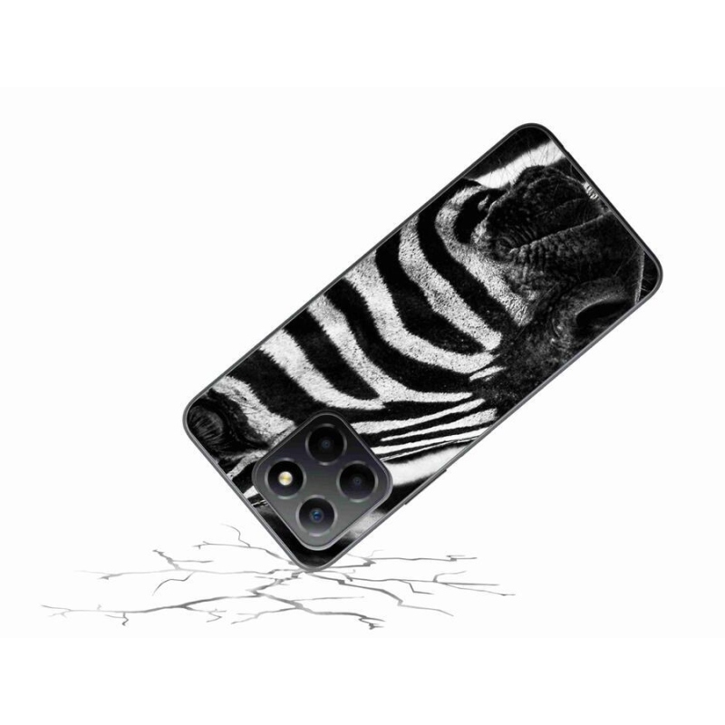 Gelový kryt mmCase na mobil Honor X8 5G/Honor 70 Lite 5G - zebra