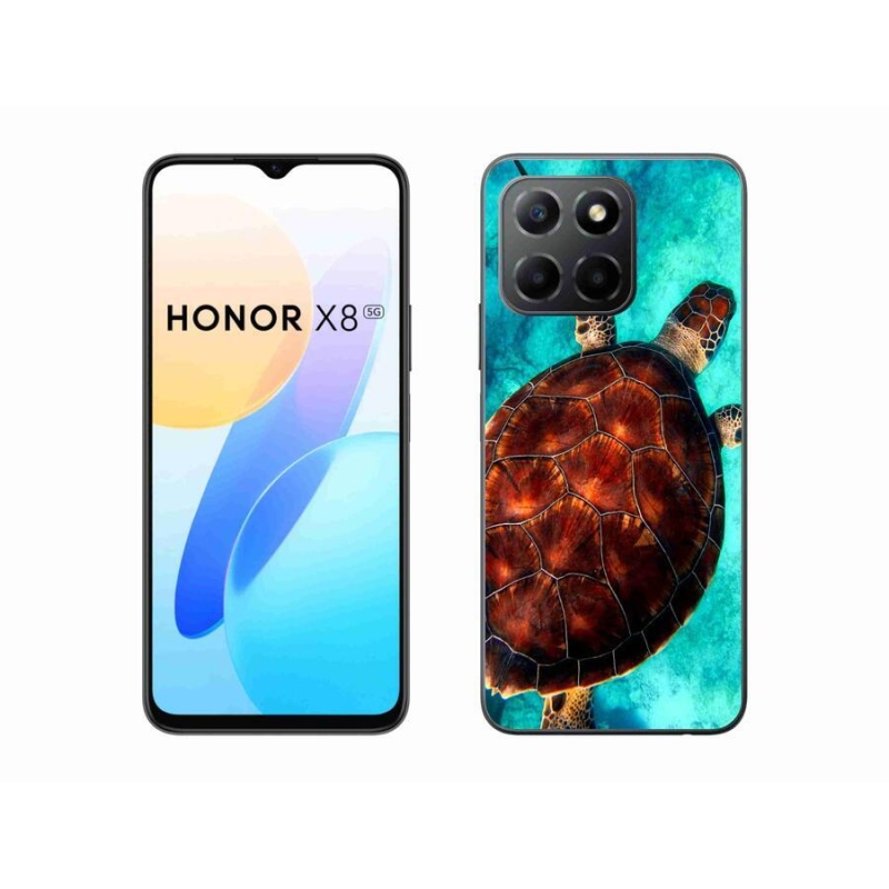 Gelový kryt mmCase na mobil Honor X8 5G/Honor 70 Lite 5G - želva