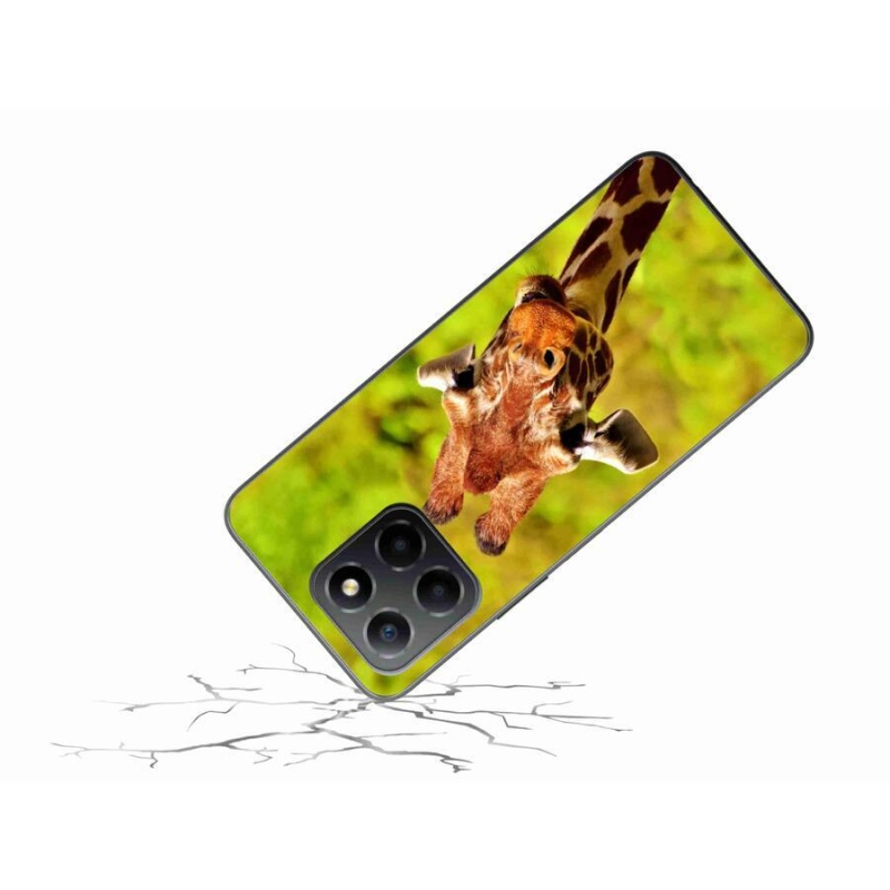 Gelový kryt mmCase na mobil Honor X8 5G/Honor 70 Lite 5G - žirafa