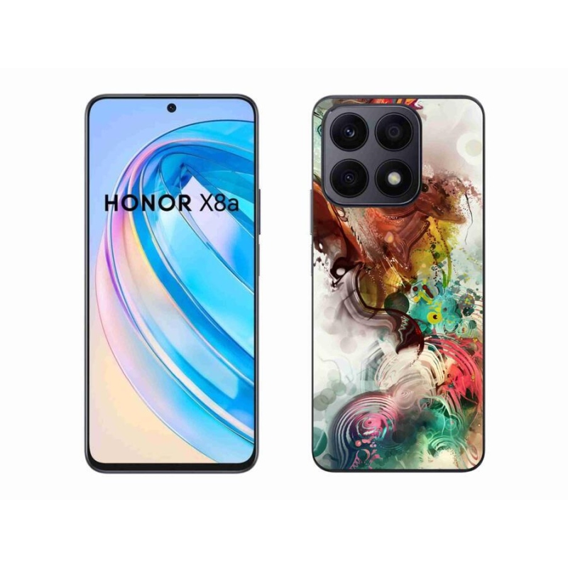 Gelový kryt mmCase na mobil Honor X8a - abstrakt 1