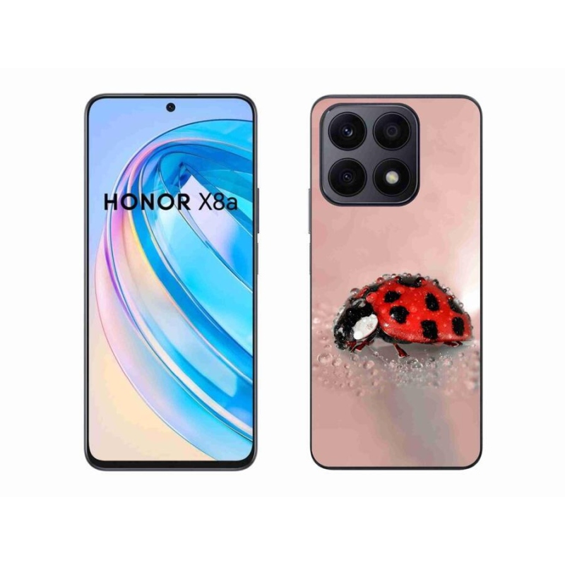 Gelový kryt mmCase na mobil Honor X8a - beruška
