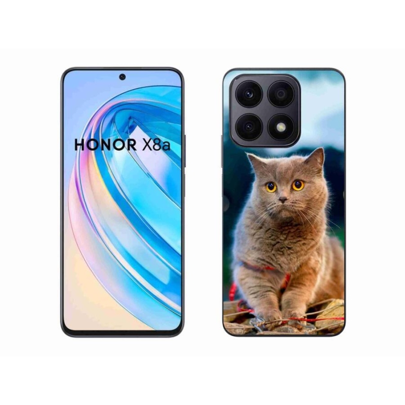 Gelový kryt mmCase na mobil Honor X8a - britská modrá 2