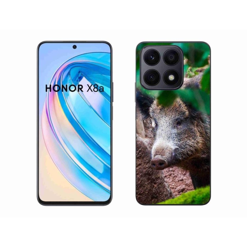 Gelový kryt mmCase na mobil Honor X8a - divoké prase