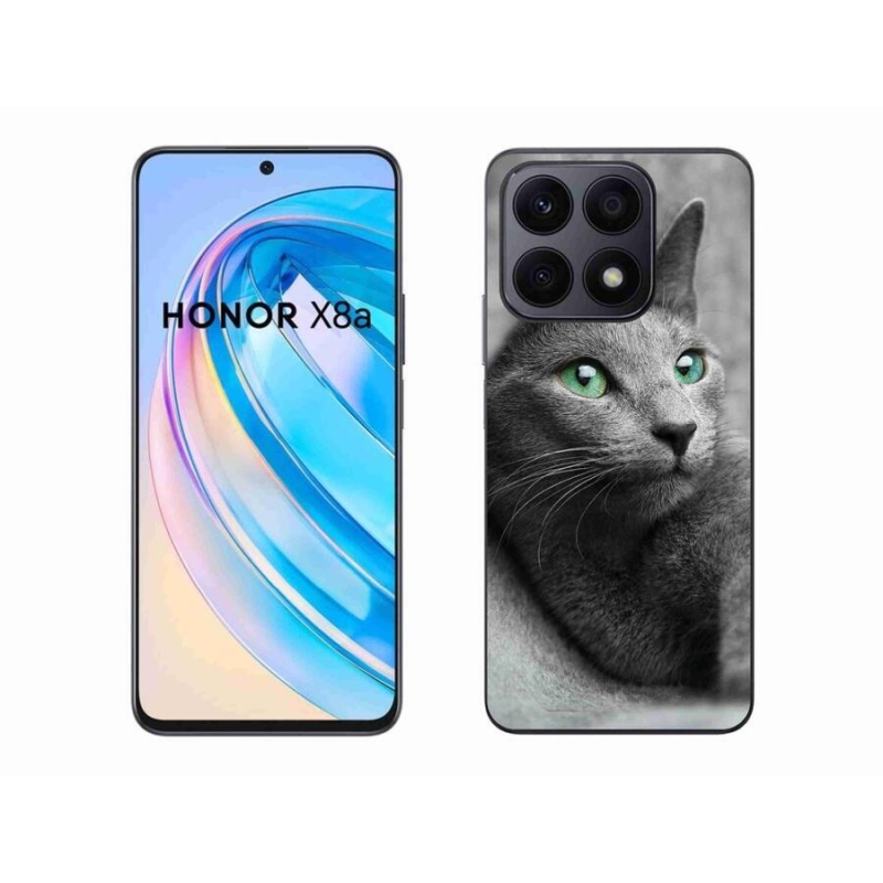 Gelový kryt mmCase na mobil Honor X8a - kočka 2