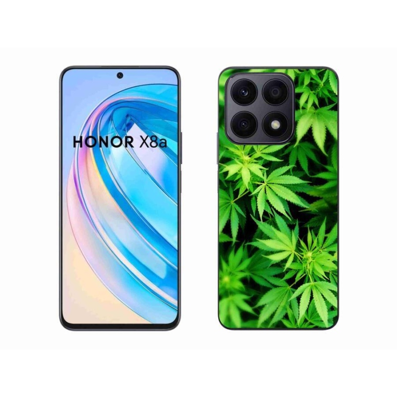 Gelový kryt mmCase na mobil Honor X8a - konopí 3