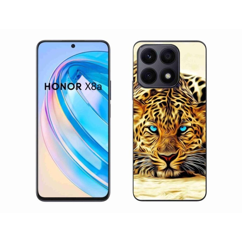 Gelový kryt mmCase na mobil Honor X8a - kreslený tygr