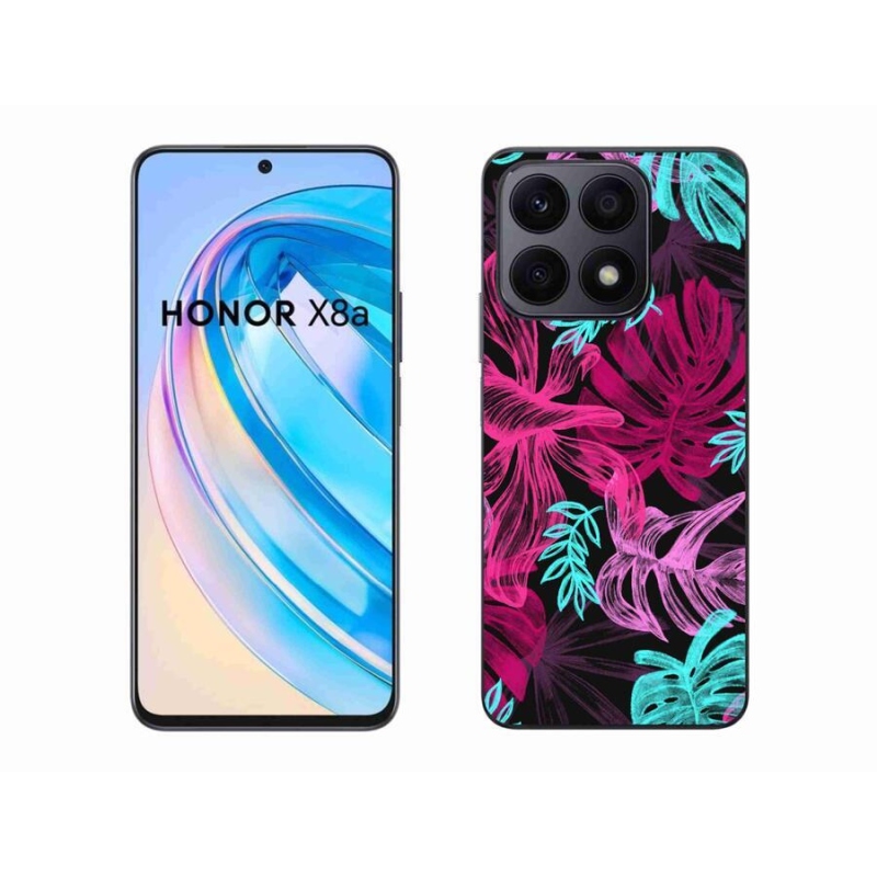 Gelový kryt mmCase na mobil Honor X8a - květiny 1
