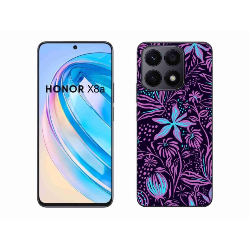 Gelový kryt mmCase na mobil Honor X8a - květiny 2