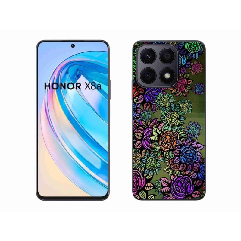Gelový kryt mmCase na mobil Honor X8a - květiny 6