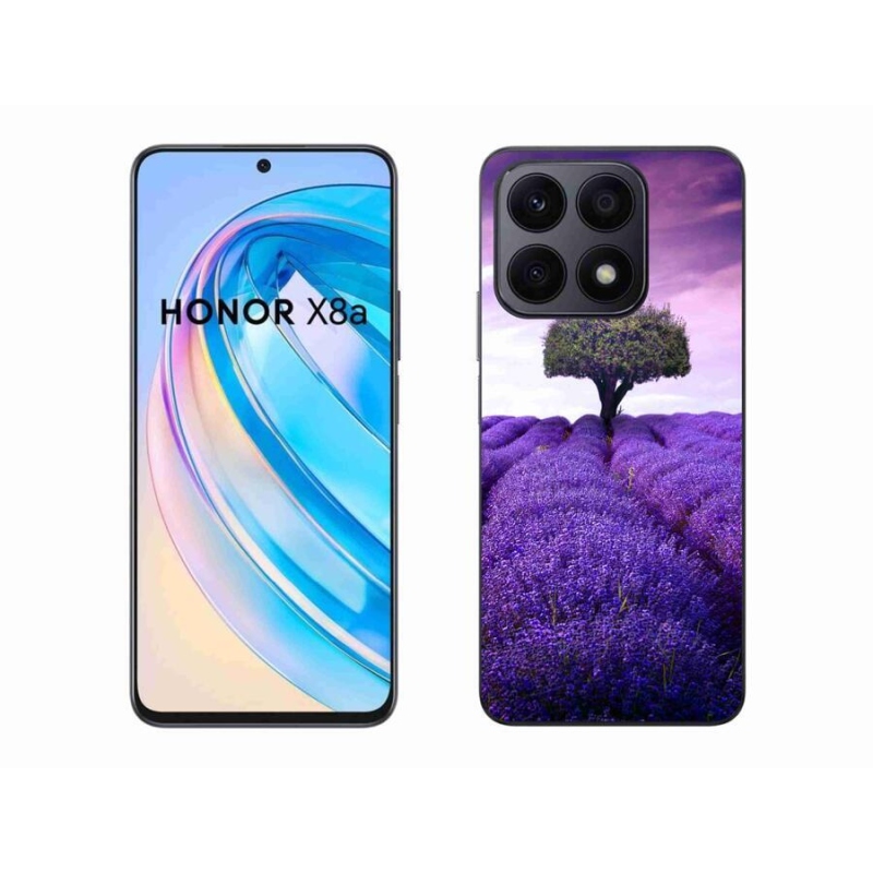 Gelový kryt mmCase na mobil Honor X8a - levandulová louka