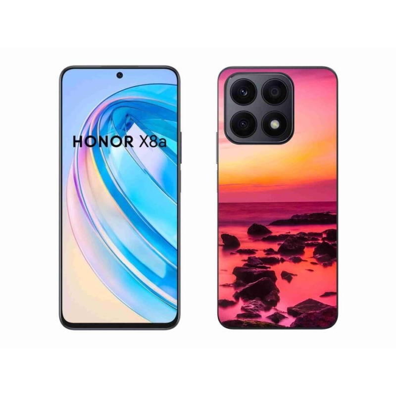 Gelový kryt mmCase na mobil Honor X8a - moře a záře