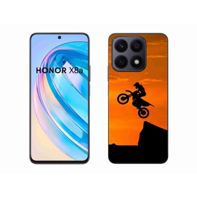 Gelový kryt mmCase na mobil Honor X8a - motocross