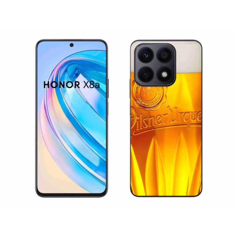 Gelový kryt mmCase na mobil Honor X8a - pivo