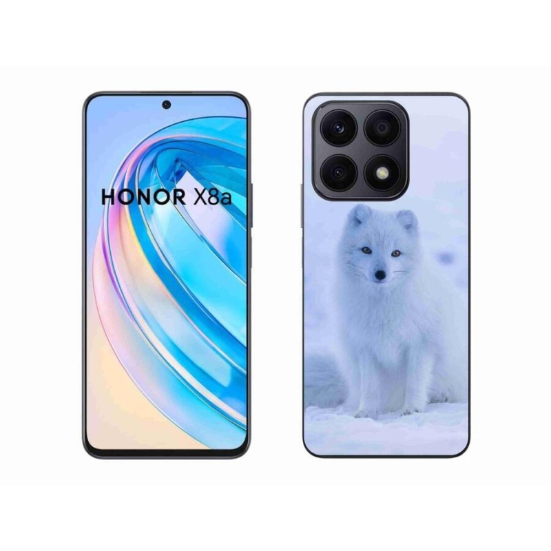 Gelový kryt mmCase na mobil Honor X8a - polární liška