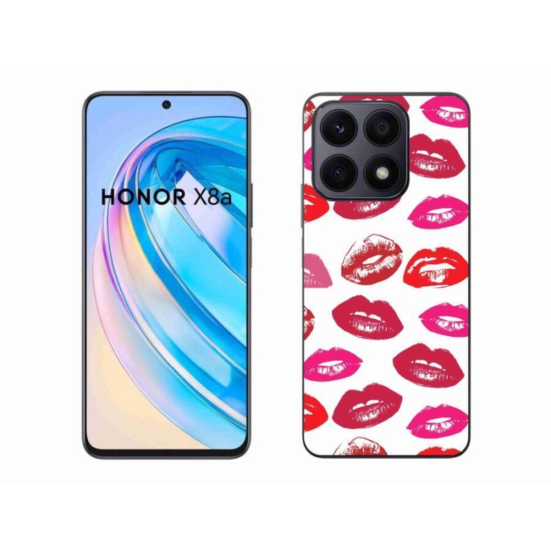 Gelový kryt mmCase na mobil Honor X8a - rty