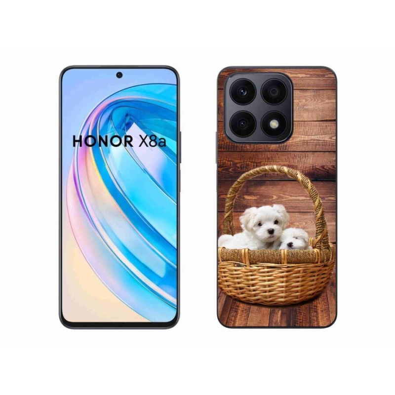 Gelový kryt mmCase na mobil Honor X8a - štěňátka
