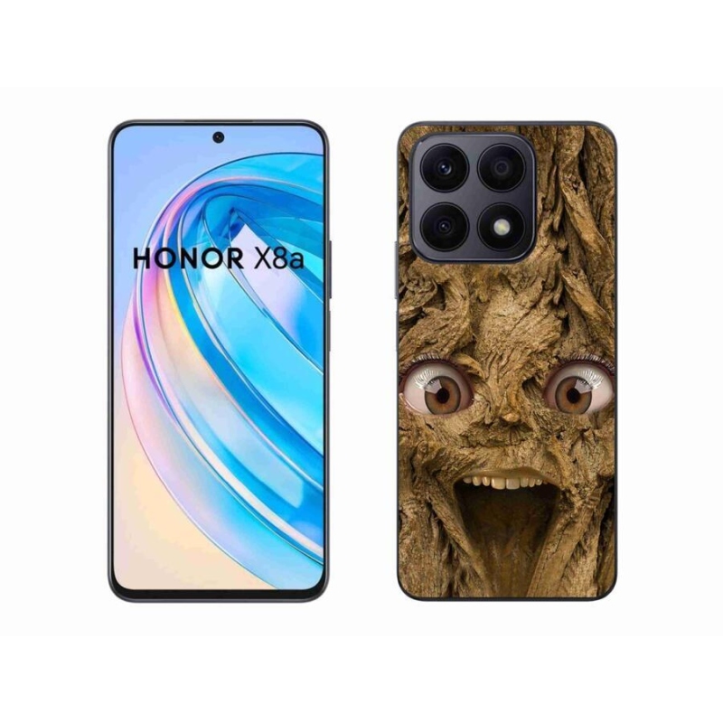 Gelový kryt mmCase na mobil Honor X8a - veselý strom s očima