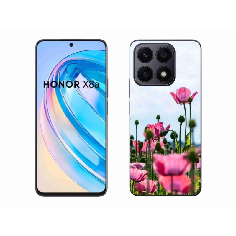 Gelový kryt mmCase na mobil Honor X8a - vlčí mák