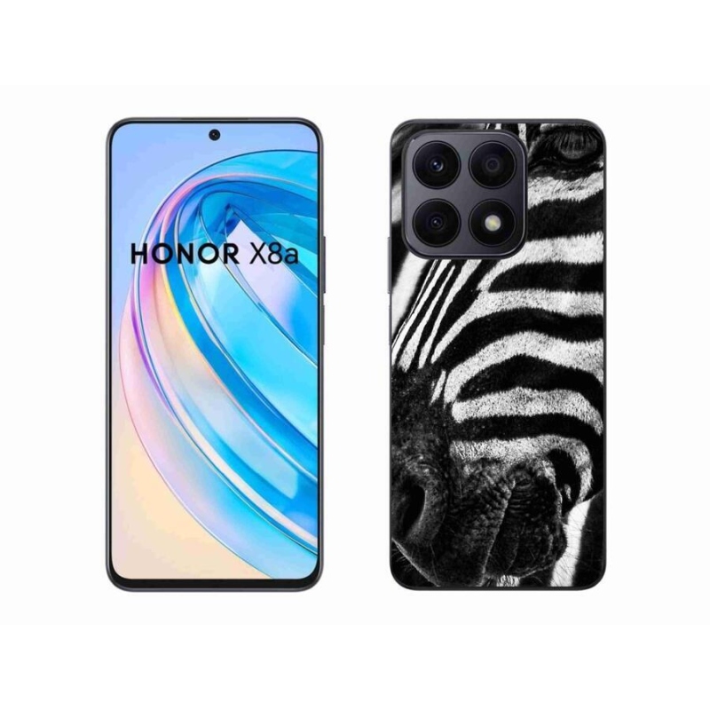 Gelový kryt mmCase na mobil Honor X8a - zebra