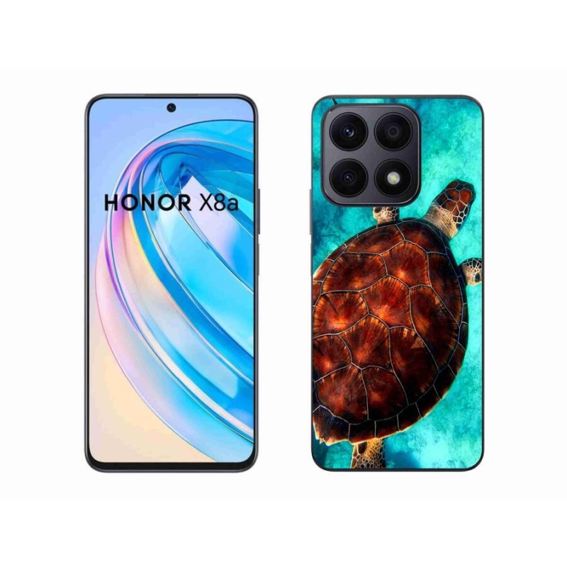 Gelový kryt mmCase na mobil Honor X8a - želva
