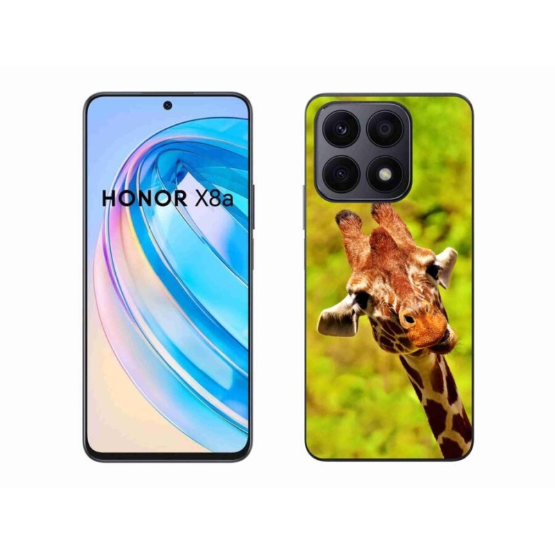 Gelový kryt mmCase na mobil Honor X8a - žirafa