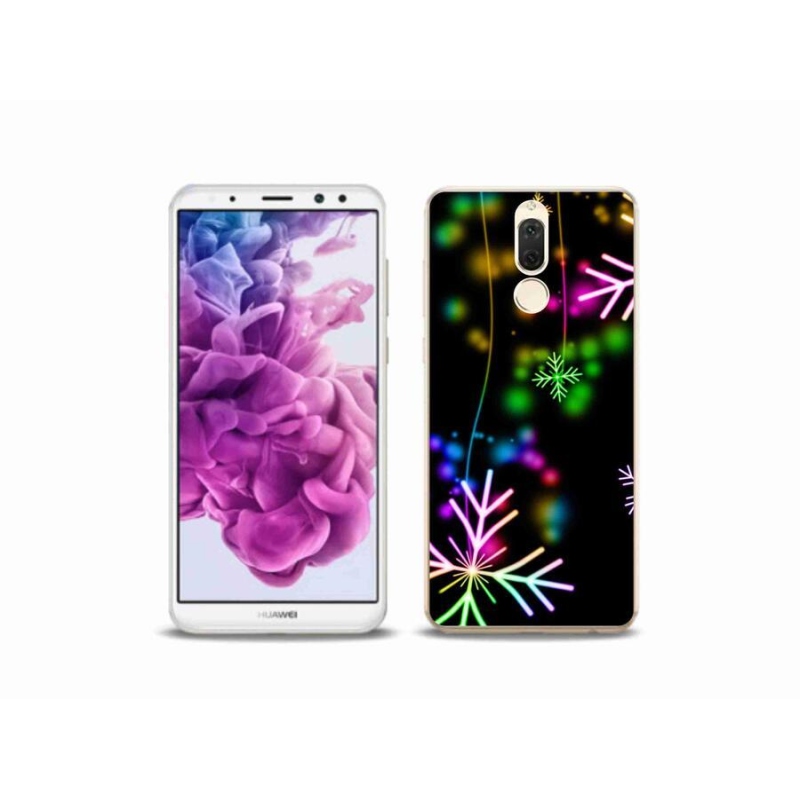 Gelový kryt mmCase na mobil Huawei Mate 10 Lite - barevné vločky