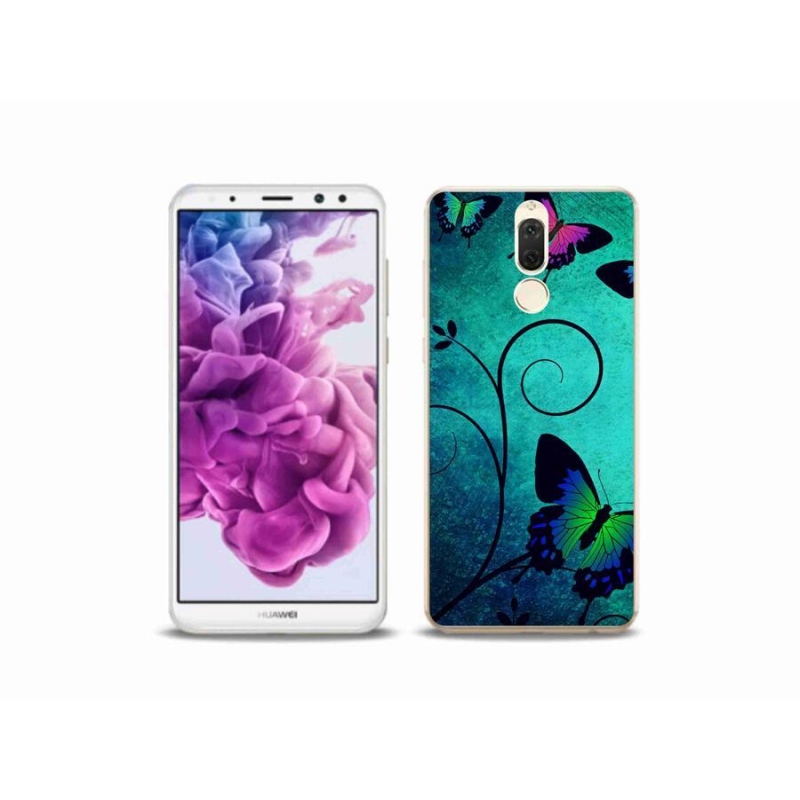 Gelový kryt mmCase na mobil Huawei Mate 10 Lite - barevní motýli
