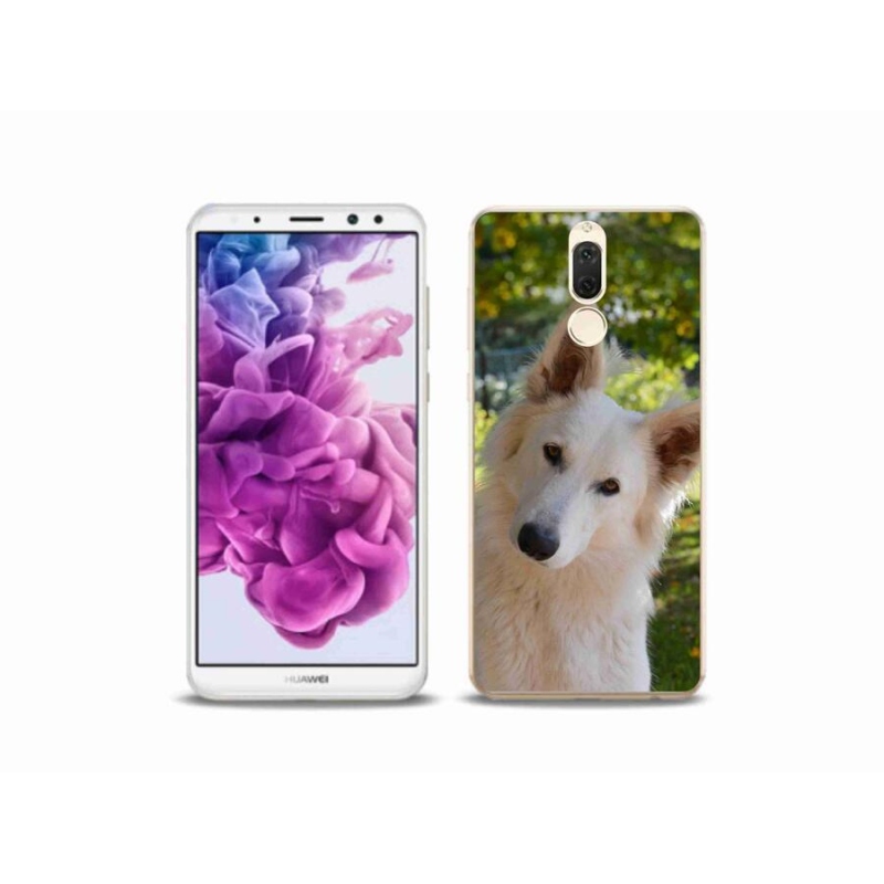 Gelový kryt mmCase na mobil Huawei Mate 10 Lite - bílý švýcarský ovčák 1