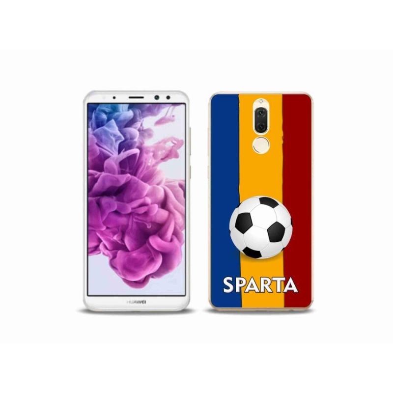 Gelový kryt mmCase na mobil Huawei Mate 10 Lite - fotbal 1