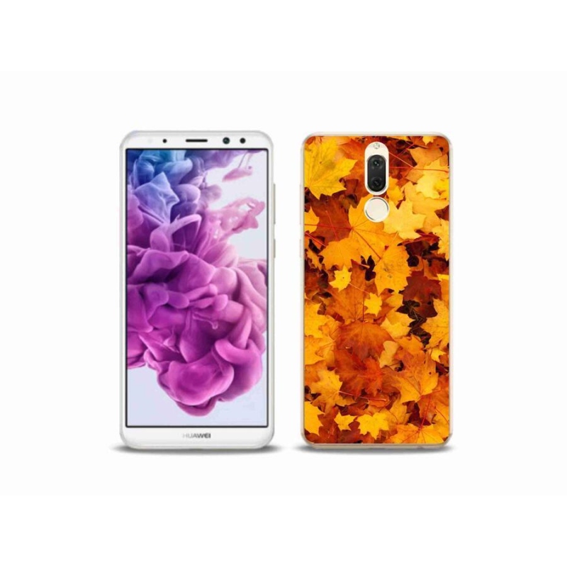 Gelový kryt mmCase na mobil Huawei Mate 10 Lite - javorové listy