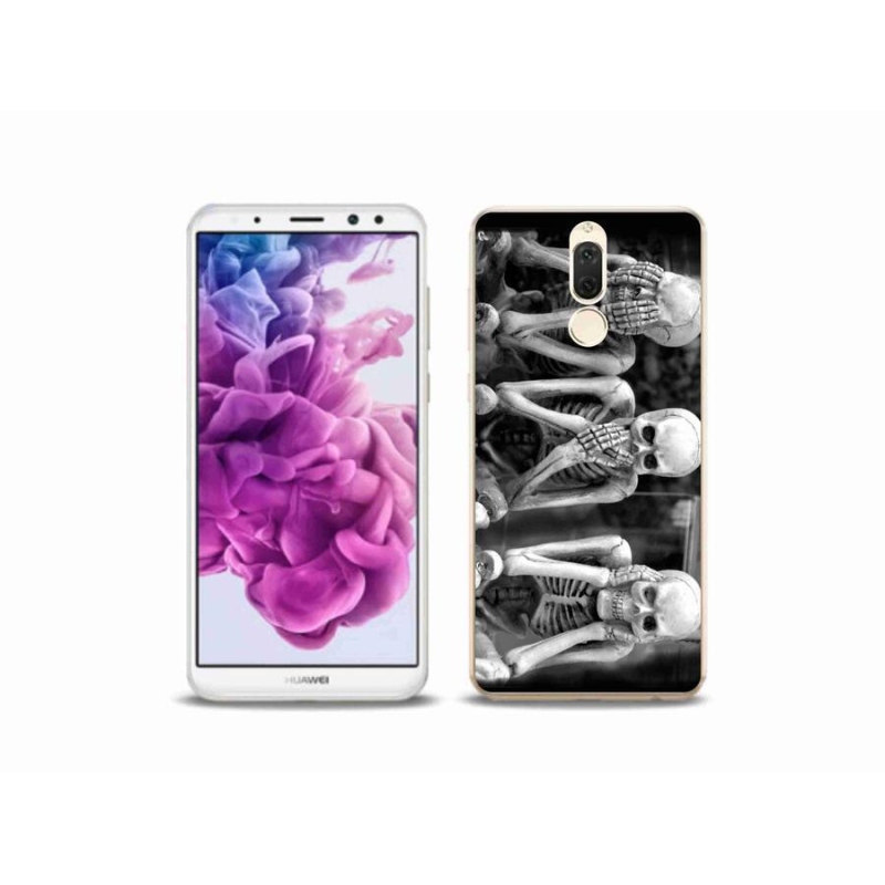 Gelový kryt mmCase na mobil Huawei Mate 10 Lite - kostlivci