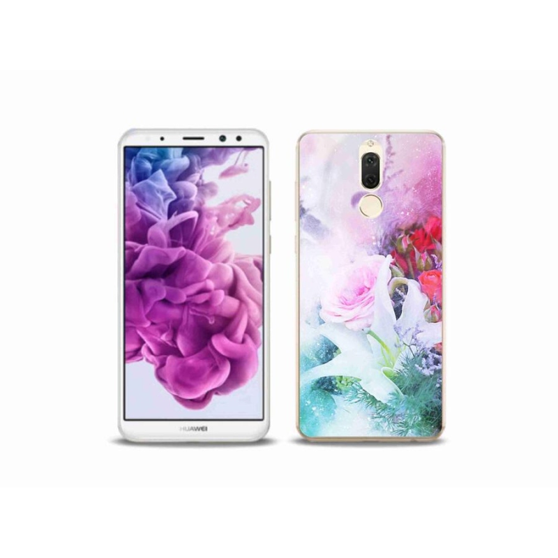 Gelový kryt mmCase na mobil Huawei Mate 10 Lite - květiny 4